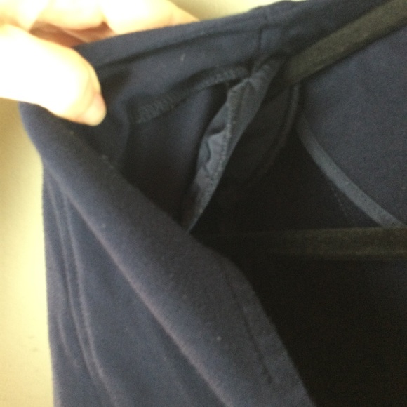 Cabi Lido Collarless Button Front Mid-Length Navy Ponte Knit Jacket Size Small - Picture 10 of 14